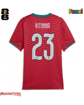 Portugalia Vitinha #23 Echipament de Fotbal Replică Mondial 2026 Femei Acasa Portugalia Vitinha #23 Echipament de Fotbal Replică Mondial 2026 Femei Acasa